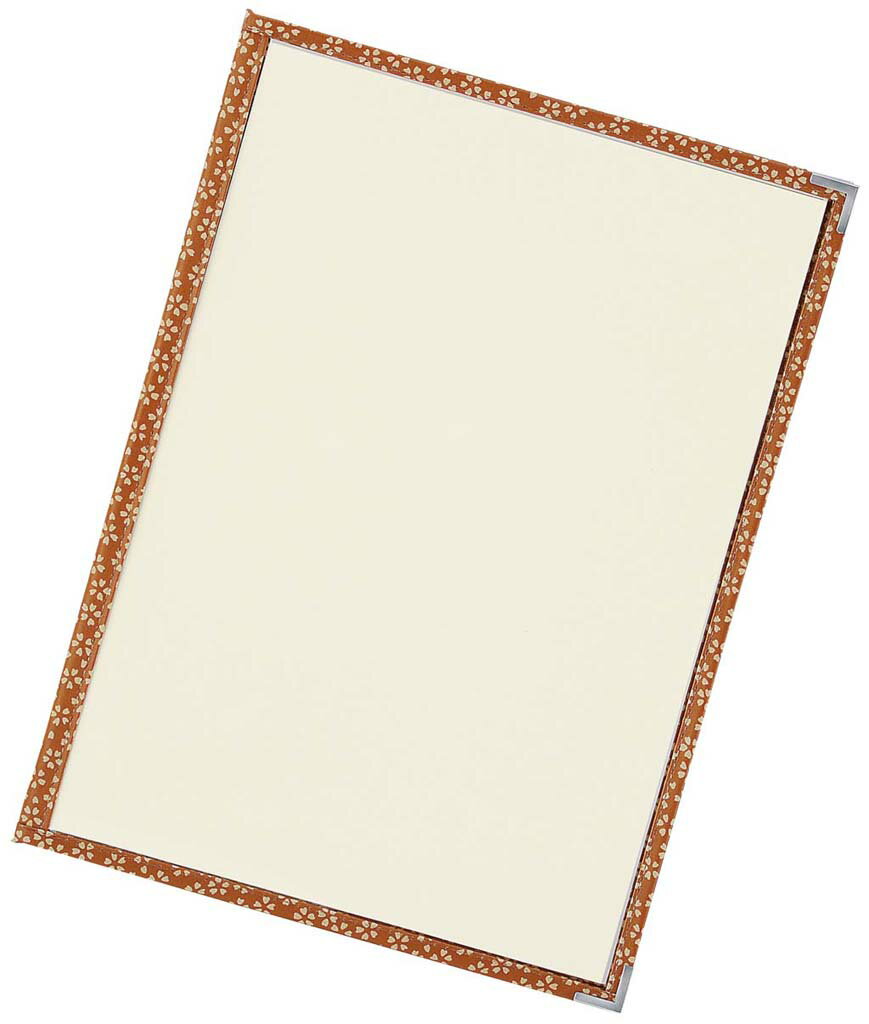 【ポイント18倍】えいむ PP布地クリアテーピングメニューブック 茶 PTA-441【日本製】 EBM vol.25[1919..