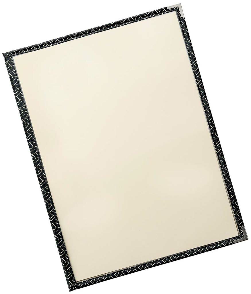 【ポイント18倍】えいむ PP布地クリアテーピングメニューブック 黒 PTA-442【日本製】 EBM vol.25[1919..