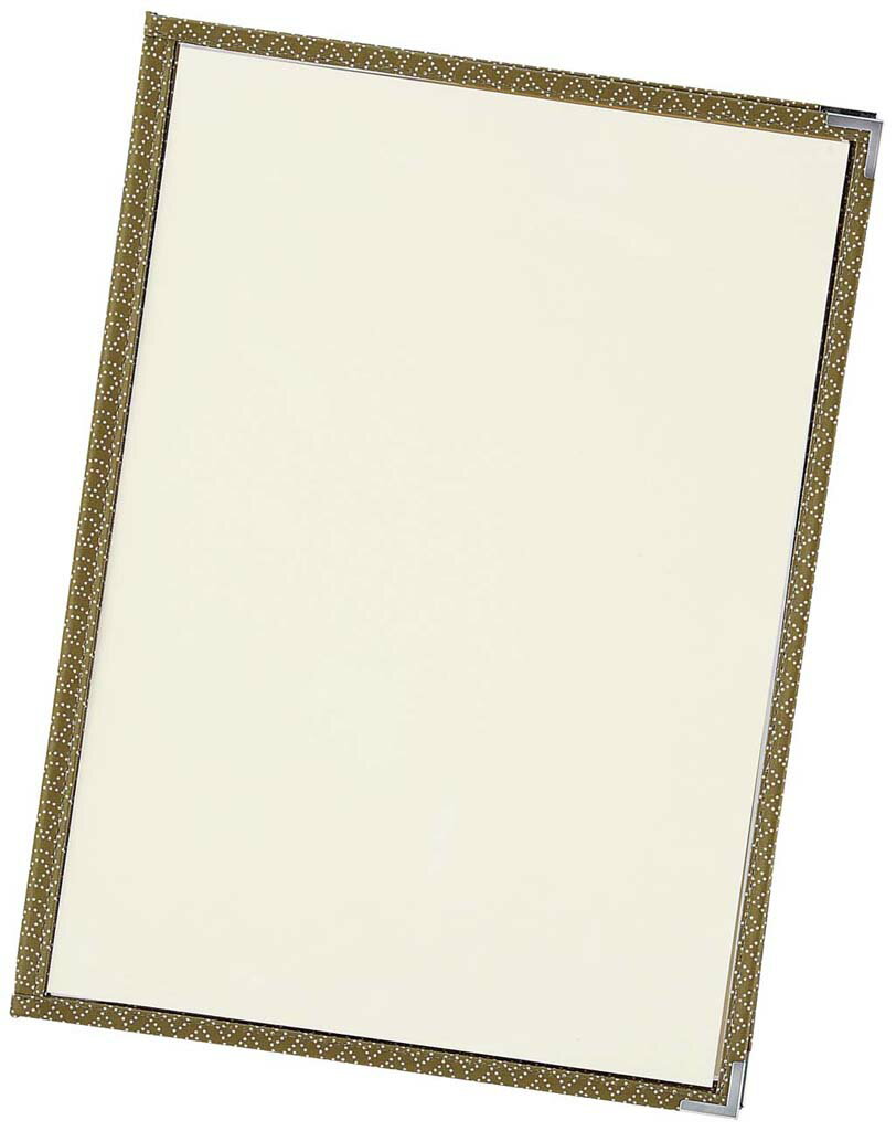 【ポイント18倍】えいむ PP布地クリアテーピングメニューブック 緑 PTA-442【日本製】 EBM vol.25[1919..