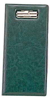 【ポイント15倍】えいむ レザータッチ 伝票ホルダー 二ツ折り BH-102 緑【日本製】 EBM vol.25[1939-7]メニュー・卓上サイン