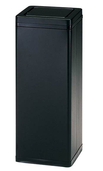 【ポイント20倍】角ロータリー屑入 ブラック RSL-204N EBM vol.25[1962-11]インテリア備品