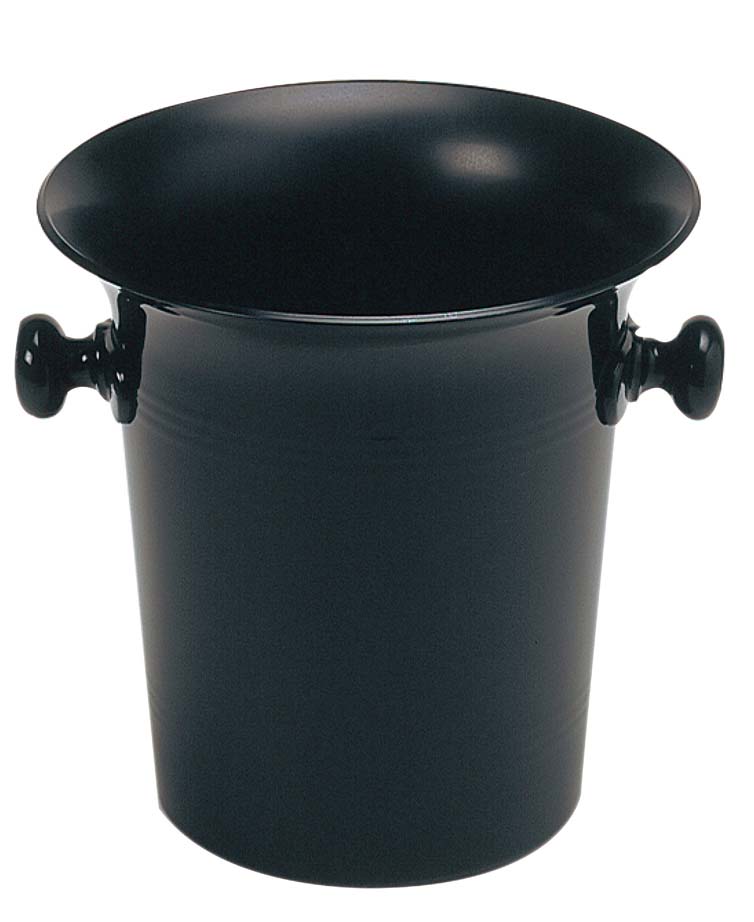 【ポイント20倍】アクリル ワインクーラー 122071 ブラック φ210 EBM vol.25[1557-15]ワイン・バー用品