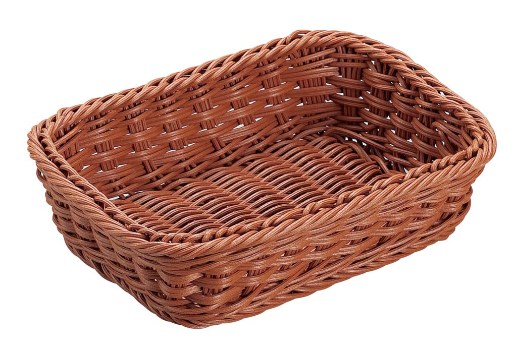 【ポイント16倍】抗菌樹脂 角型バスケット DS100 21型 ブラウン EBM vol.25[1058-2]ディスプレイ用品 DS100