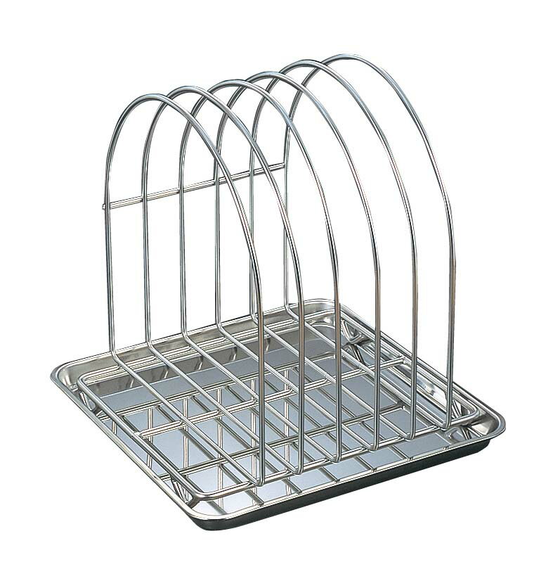 【ポイント20倍】EBM 18-8 ワイヤータイプ マナ板立(トレー付) EBM vol.25[357-5]まな板(3)