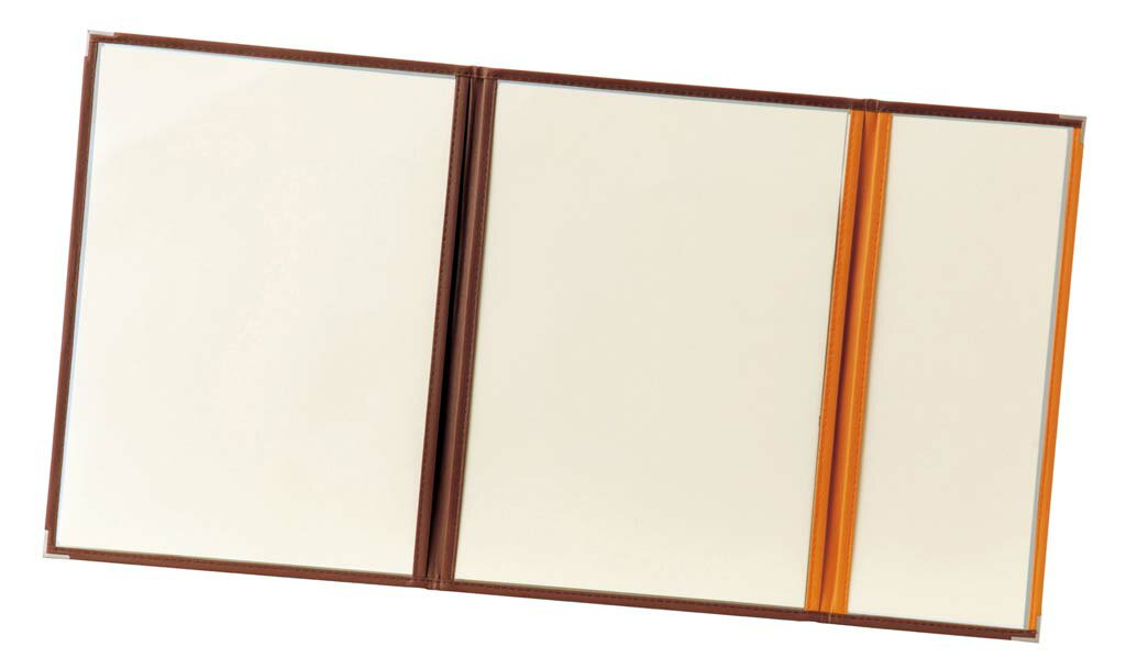 【ポイント20倍】えいむ クリアテーピング メニューブック LTA-46S 茶/キャメル【日本製】 EBM vol.25[..