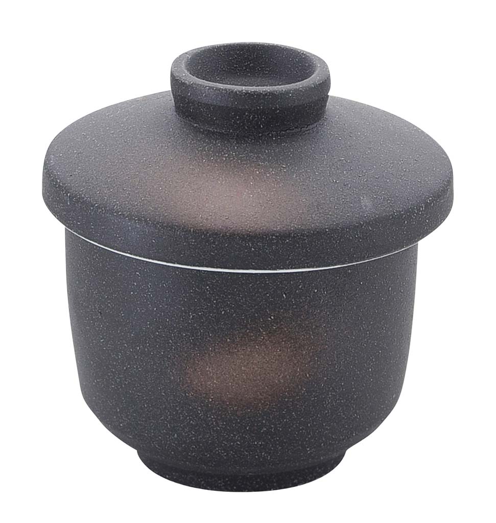 【ポイント14倍】和食器コレクション 黒伊賀 むし碗【レンジ】【食器乾燥機対応】【洗浄機OK】【消毒保..