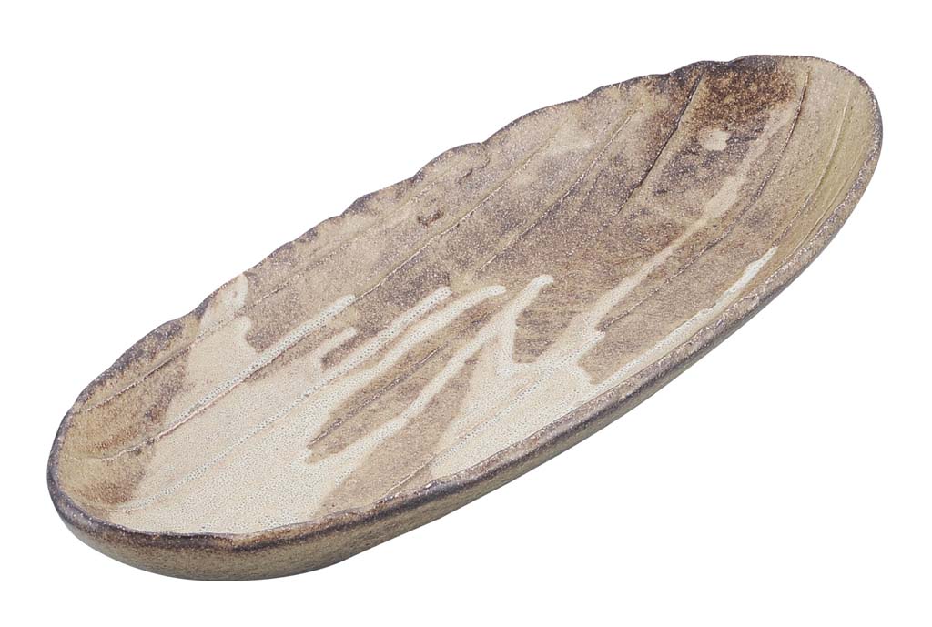 【ポイント20倍】和食器コレクション 灰流し 楕円大盛鉢【レンジ】【食器乾燥機対応】【洗浄機OK】【消..