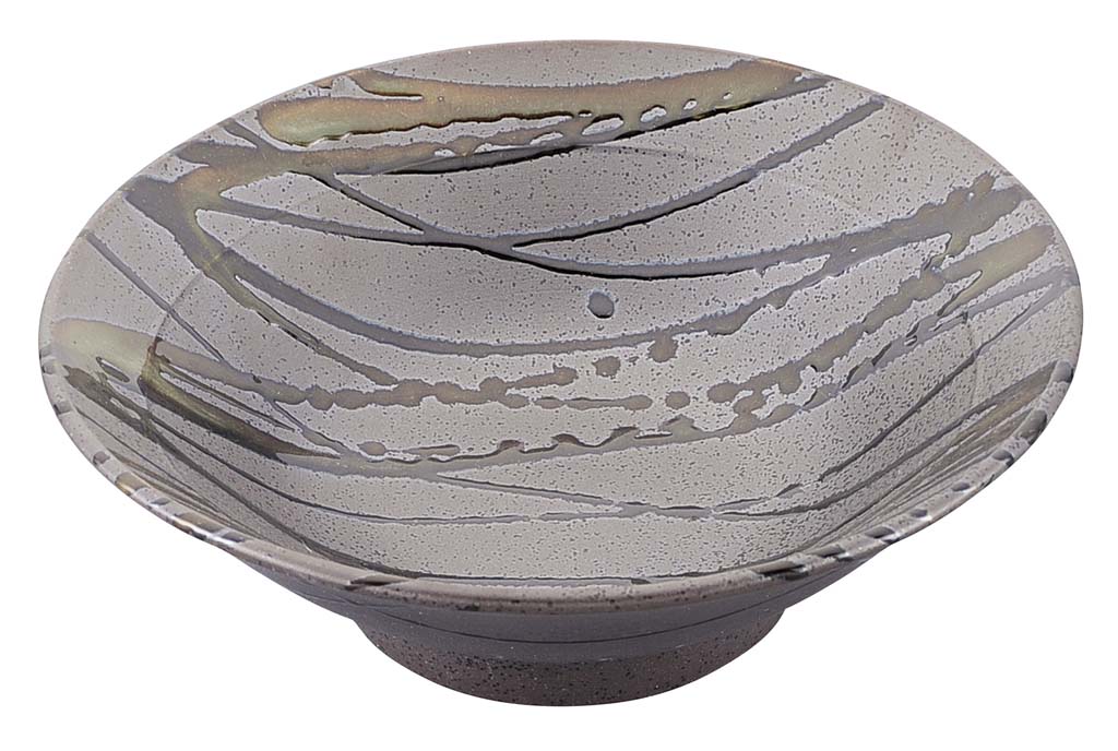 【ポイント20倍】和食器コレクション 黒伊賀十草 丼 8寸【レンジ】【食器乾燥機対応】【洗浄機OK】【消..