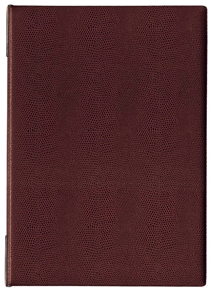 【ポイント14倍】メニューファイル A4 茶 MN-150-BR EBM vol.25[1918-2]メニュー・卓上サイン