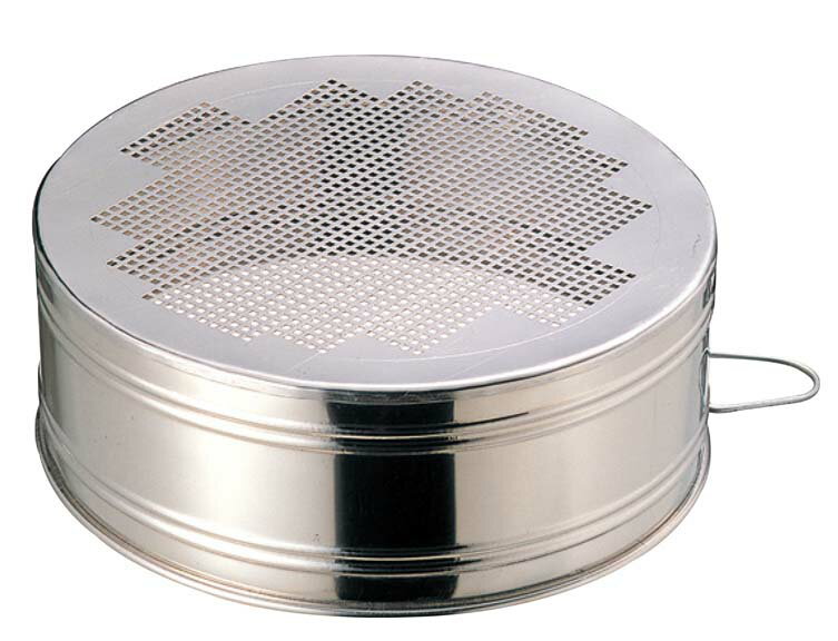 【ポイント20倍】18-8 パンチング そぼろフルイ 荒目(3.5目) EBM vol.25[592-8]うらごし・粉ふるい