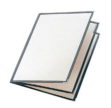 【ポイント20倍】えいむ クリアテーピング メニューブック 合皮 LTA-46 黒【日本製】 EBM vol.25[1919-..