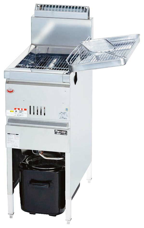 【ポイント17倍】マルゼン ガスフライヤー 一槽式 MGF-30K LP【メーカー直送】 EBM vol.25[892-1]ギョ..