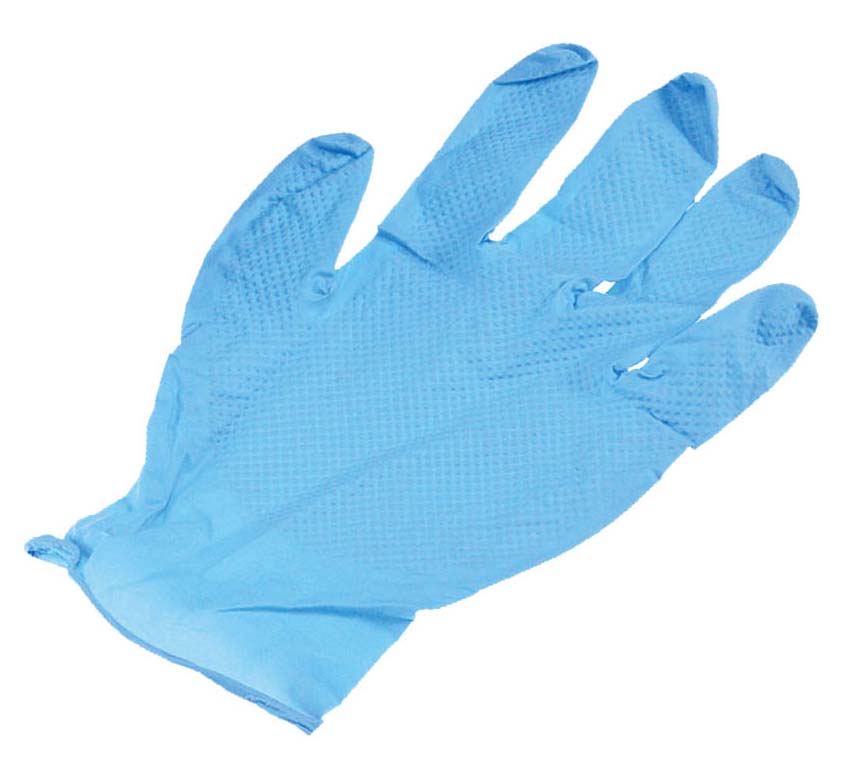 【ポイント15倍】ニトリル手袋 ニトリルザウルス パウダーフリー ブルー(100枚入)LL EBM vol.25[2248-1..