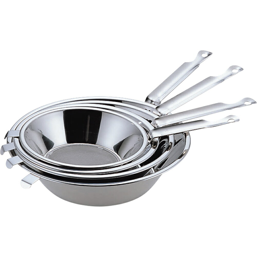 クローバー　18-8替網式油こし4号　【あす楽対応】