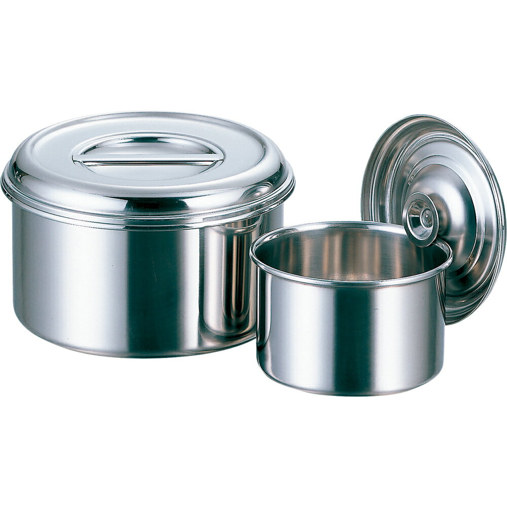 AG　18-8浅型キッチンポット　12cm