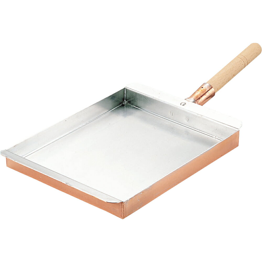 マル新　純銅製玉子焼器　関西型　30cm