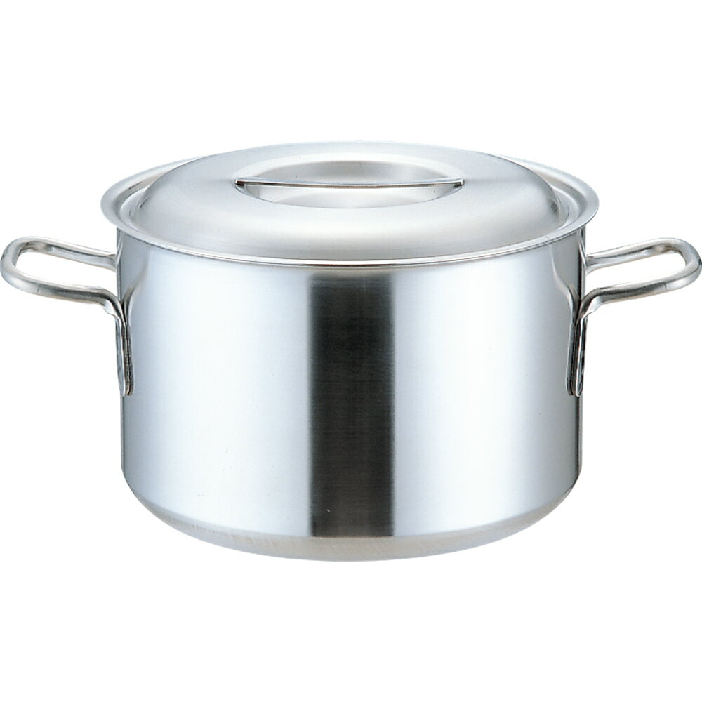 仔犬印　プロデンジ半寸胴　39cm　IH対応　ステンレス半寸胴鍋