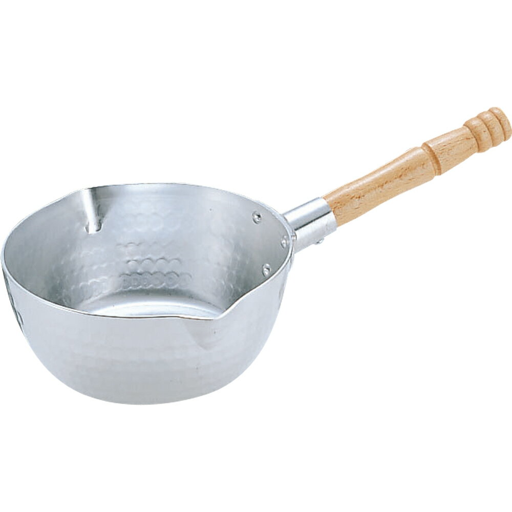 SSアルミ打出雪平鍋（上物）16cm 目盛付 【あす楽対応】