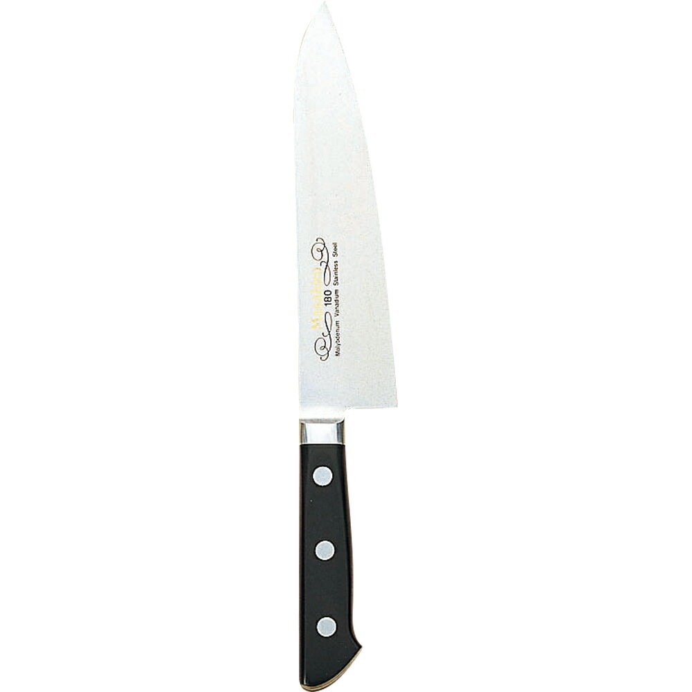 正広13722MV鋼口金付洋出刃270mm　モリブデン　包丁