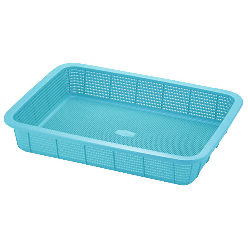 メロウタイム　角かご浅型　中　ブルー　K542B2　【あす楽対応】