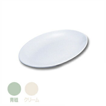 Plastic - 千羽鶴　No.38B　小判皿メタ型　10吋　プラスチック　食器　　食器　皿