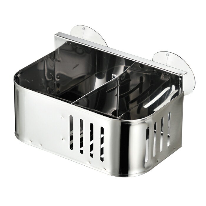 3A　18-0クリーナーケース（吸盤式）ダブル　　タワシラック　【あす楽対応】