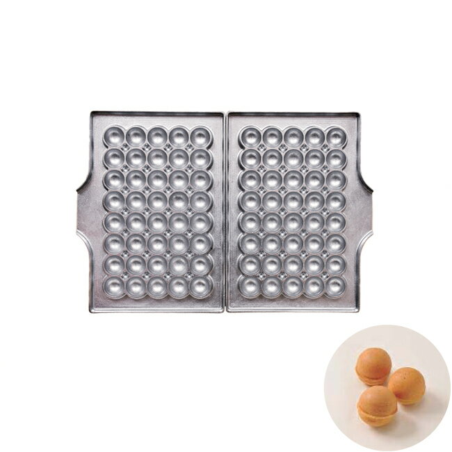 MSP-100用熱盤　ベビーカステラ丸型40個