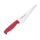 藤次郎 包丁 ナイフ F-232R TOJIROカラー 骨スキ 150mm レッド