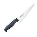 藤次郎 包丁 ナイフ F-232BK TOJIROカラー 骨スキ 150mm ブラック