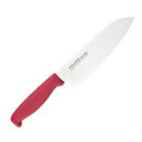 藤次郎 包丁 ナイフ F-242 TOJIROカラー 三徳 170mm レッド 【あす楽対応】