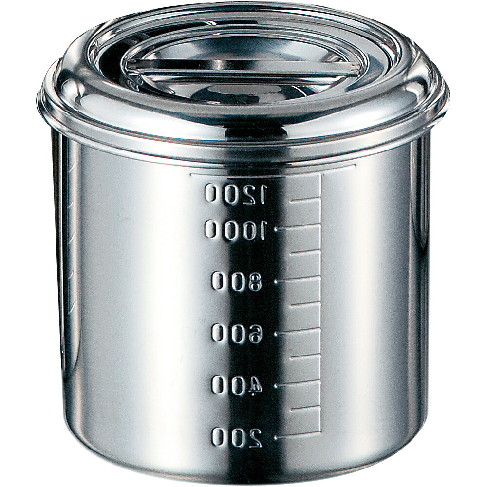 AG　18-8深型キッチンポット　目盛付　16cm　【あす楽対応】