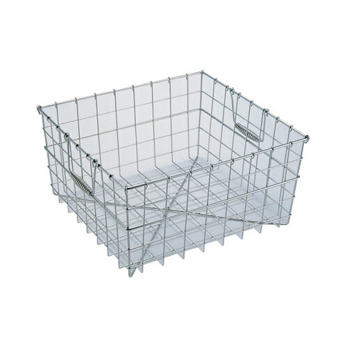 MT　18-8食器カゴ　B-7　370×250×200mm　テーパー付　給食　食器かご　【あす楽対応】