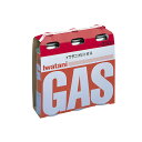 サイズ：直径68×高さ198mm内容：LPG（液化ガス）容量：250g甲：16パック入価格は1パック（3本組）の価格です。