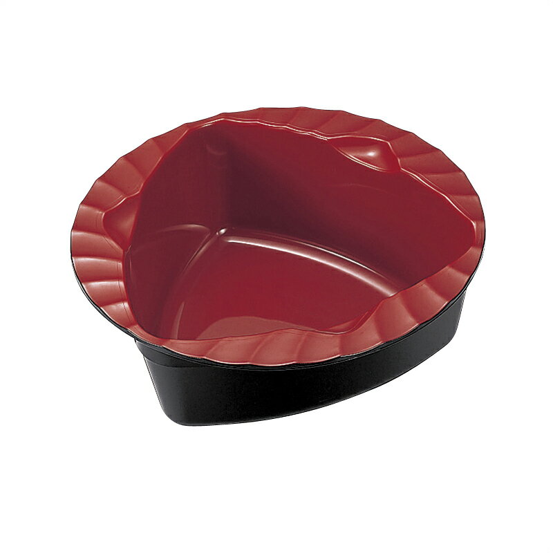 Rakuten - トライアングルトライ深皿　内朱　18cm