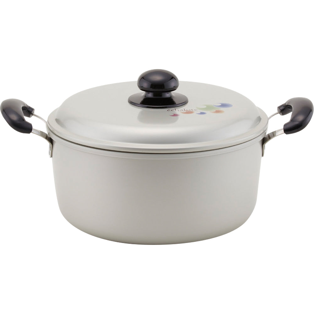 北陸アルミニウム　ホクア　日本製　エシャロット両手鍋22cm　ガス火専用　軽量鍋　【あす楽対応】