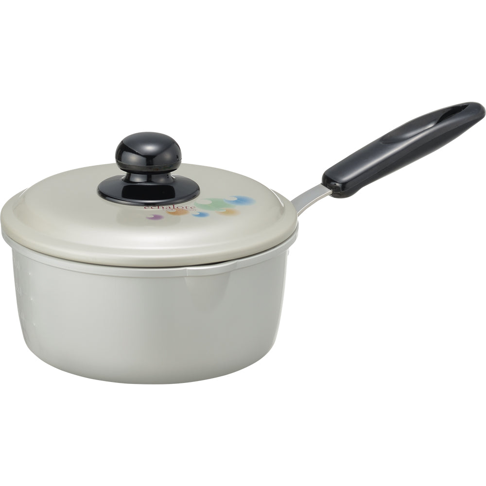 北陸アルミニウム　ホクア　日本製　エシャロットミルクパン14cm　ガス火専用　軽量鍋　【あす楽対応】