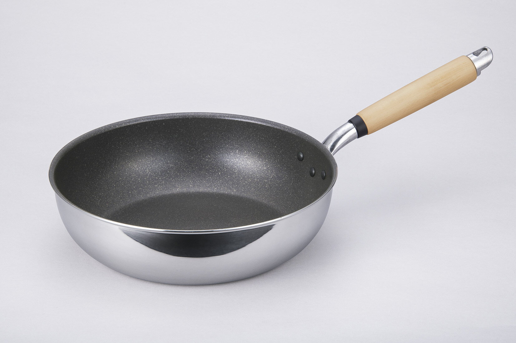 樂天商城 - 【送料無料】PFOAフリー　極ふかみ　いため鍋28cm　深型　北陸アルミニウム　IH対応　新生活　安心安全の日本製フライパン　【あす楽対応】