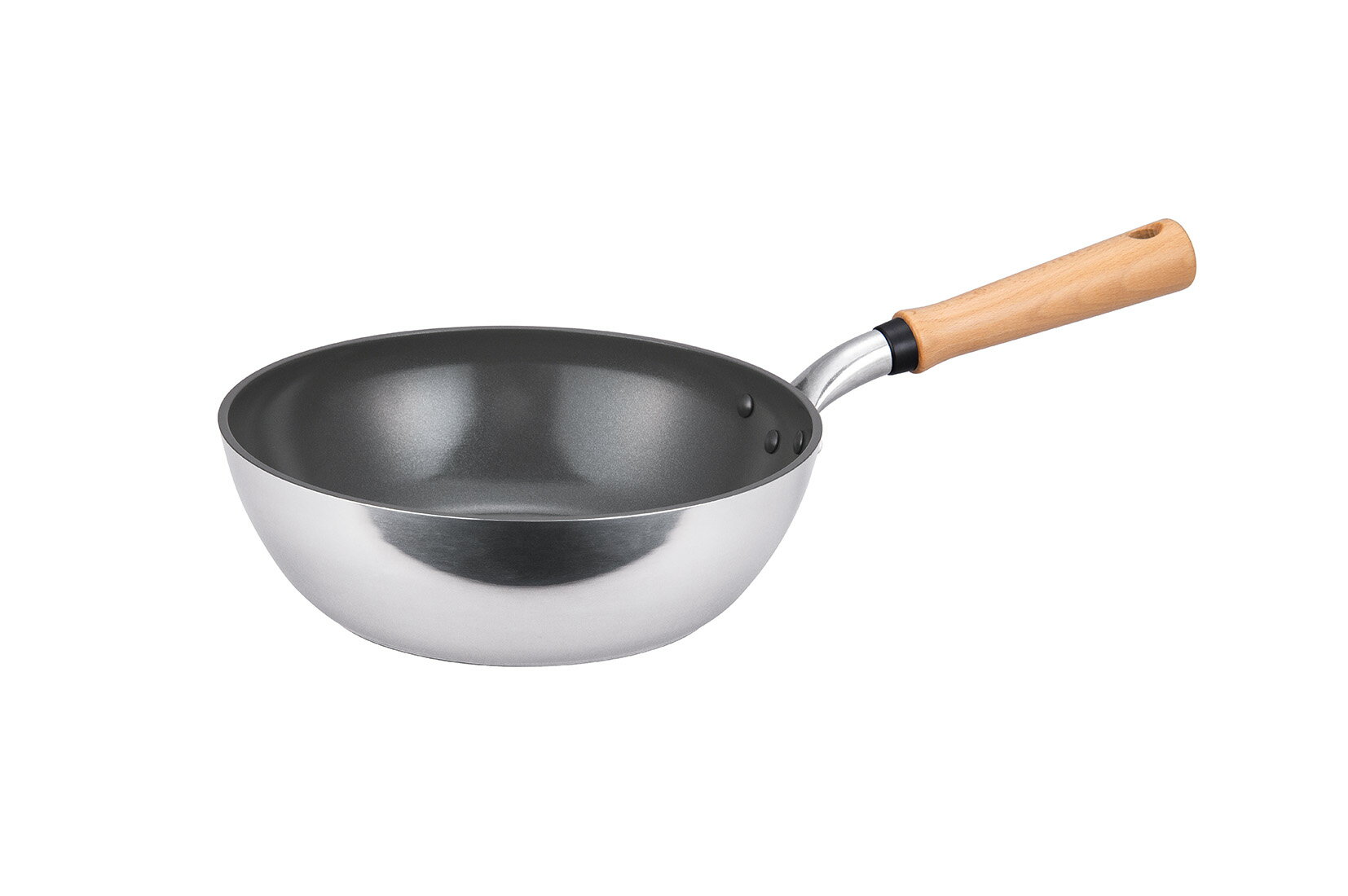 樂天商城 - 【2026新発売/ふっ素樹脂不使用の国産フライパン】北陸アルミニウム 日本製 ガス火 センレンキャスト グリーン深型フライパン 24cm PFAS/PFOAフリー　【あす楽対応】