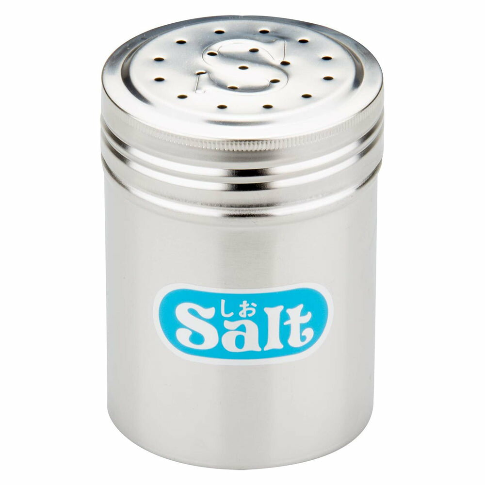カシワ　燕三条　日本製　18-8調味缶（大）S缶　ソルト　塩　飲食店　ラーメン屋　卓上　調味料入　【..