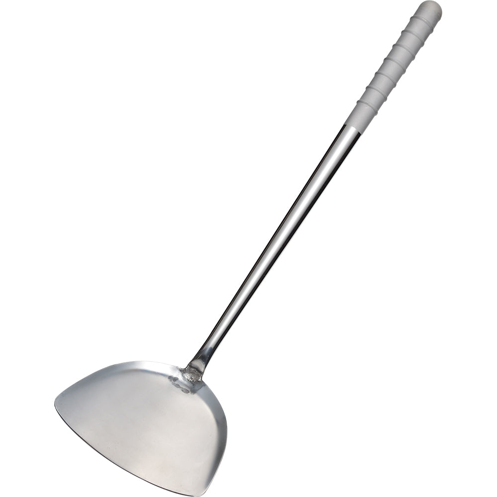 オールステンレス　ブラスト加工　中華ヘラ　中　【あす楽対応】