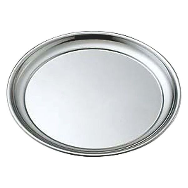 SUS　77印　ステンレス丸盆12吋　セブンセブン　燕三条　日本製　アウトドア　受け皿　【あす楽対応】