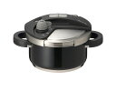 【セール中!初めての圧力鍋におすすめの1台/レシピ本付】オースプラス両手圧力鍋 3.5L黒 BODB35-BK 超高圧2段階切替 底三層 IH・ガス対応 省エネ...