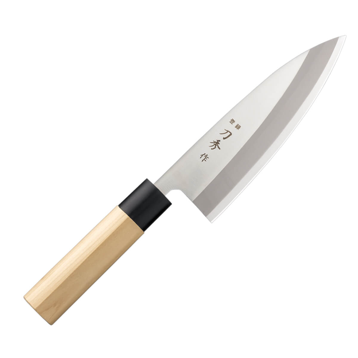 Sanjo High-Carbon Steel 180mm Deba (Fish Cleaver) | Japanese Kitchen Knife