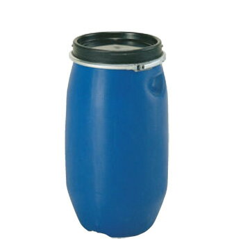 サンコー プラスチックドラム ブルー 25L-1【保存容器】【キッチンポット】【密閉容器】【業務用】