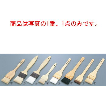 【メール便配送可能】EBM 木柄 白ハケ 4寸(120mm)【はけ】【お好み焼き】【たこ焼き】【鉄板焼き】