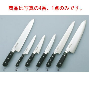 兼松作 洋庖丁(日本鋼・ツバ付)骨スキ 丸型 15cm【包丁】【キッチンナイフ】【和包丁】