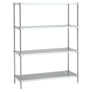 18-8 ソリッドエレクターシェルフ 4段 PS2200×LSS610S【代引き不可】【エレクターラック】【収納ラック..