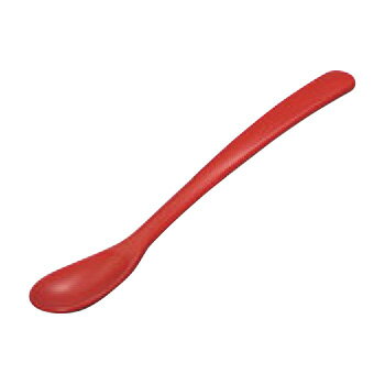 メラミン スプーン 小 L10 朱【カトラリー用品】【卓上小物】【中華スプーン】