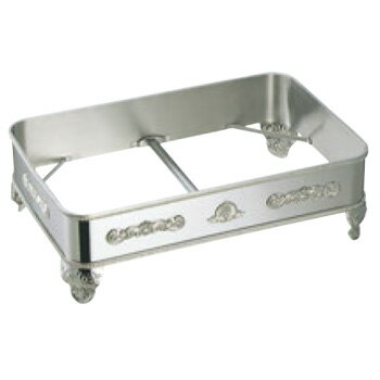 SW 18-8 S型 角飾台 20インチ用【代引き不可】【シルバートレー】【お盆】【トレイ】