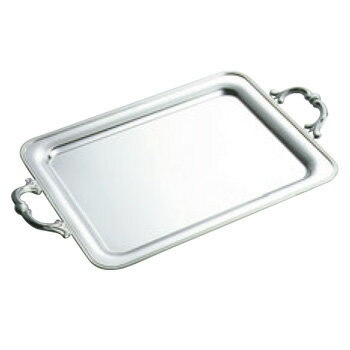 SW 18-8 B渕 角盆 30インチ モンテリーハンドル付【代引き不可】【シルバートレー】【お盆】【トレイ】